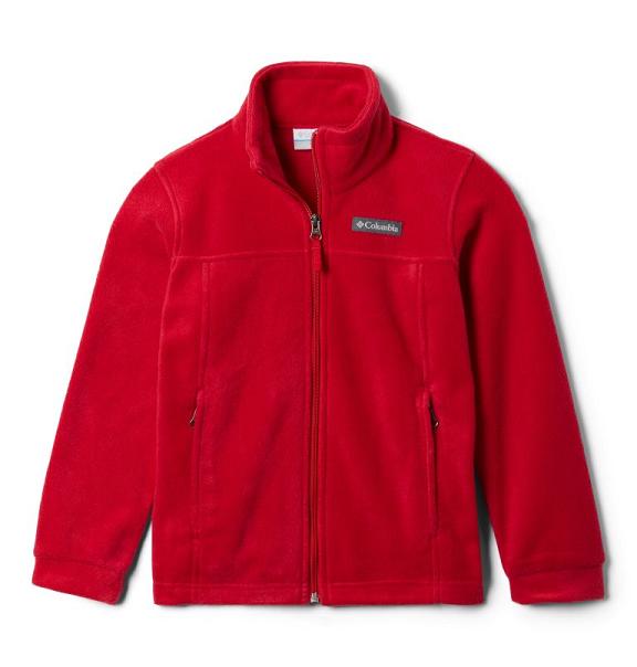 Columbia Steens Mountain II Fleece Jacket Red For Boys NZ78125 New Zealand